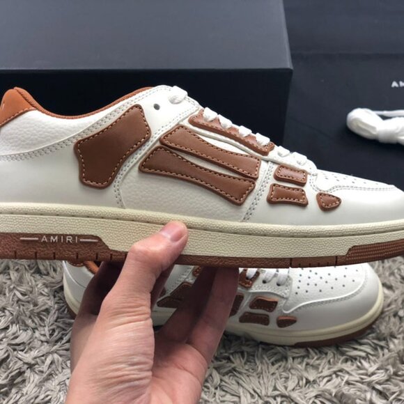 Amiri Men's Outdoor Low-Top Light Brown Skel-Top Low Shoes - Picture 6 of 9